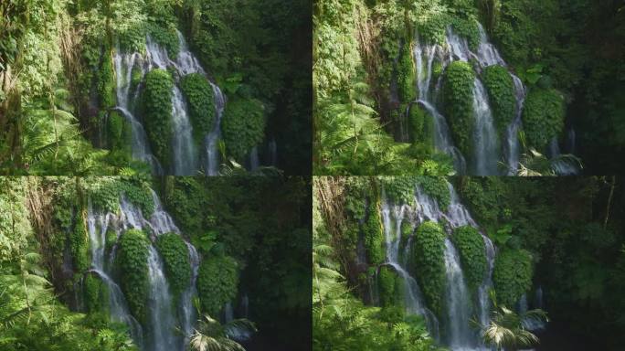 巴厘岛上风景秀丽的瀑布