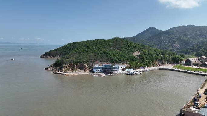 海岛航拍 福建霞浦 嵛山岛 岛屿 海洋