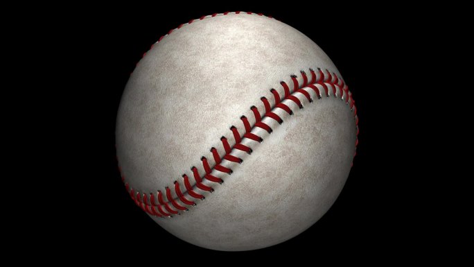 棒球循环棒球三维动画