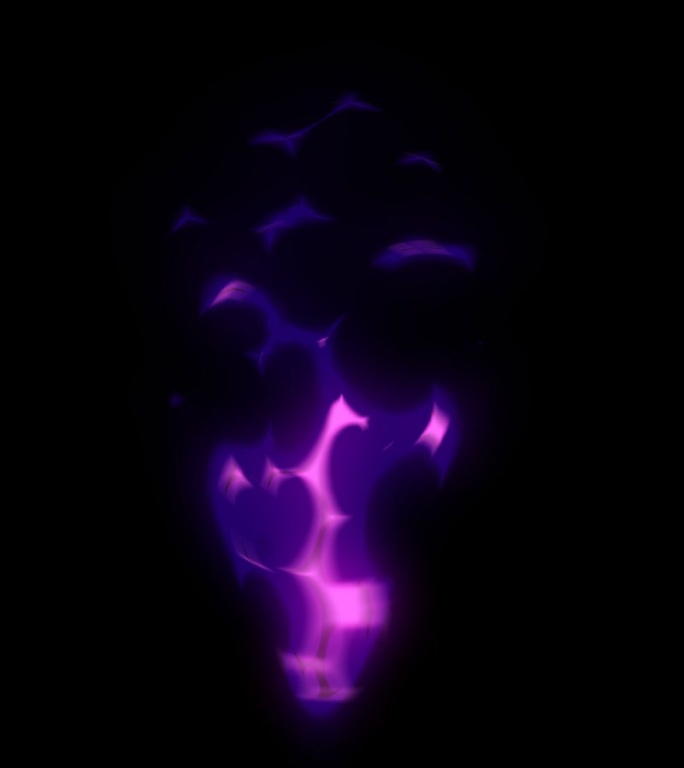 紫色火焰
