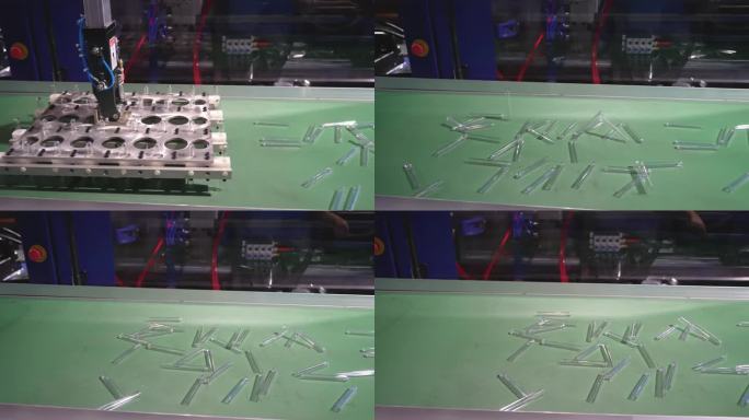 工业机械、自动化压缩空气工厂生产塑料试管用机器人气动活塞吸盘装置