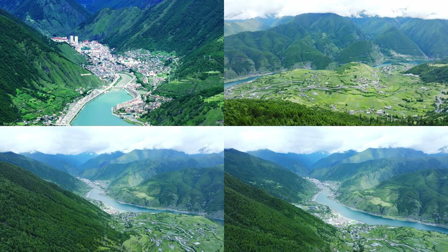 川西 高原 高山 城市 甘孜 九龙县