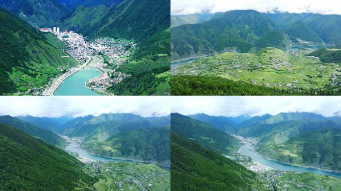 川西 高原 高山 城市 甘孜 九龙县