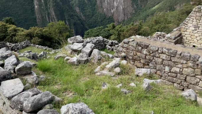 秘鲁的马丘比丘文化遗产巨石建筑