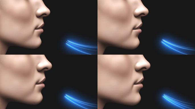 鼻子内呼气显示4k动画画面