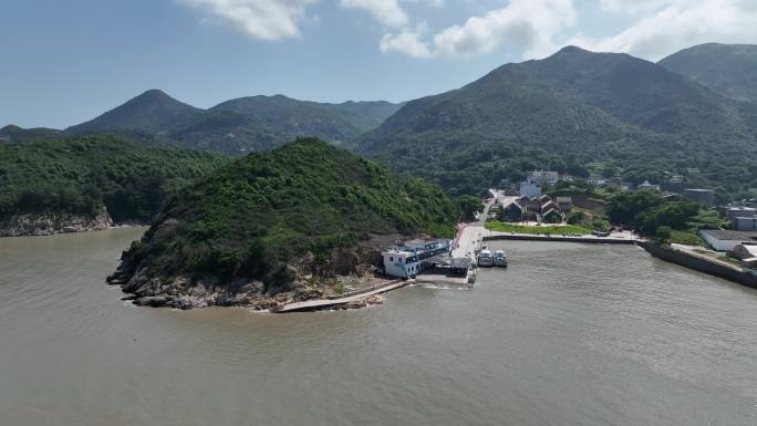 海岛航拍 福建霞浦 嵛山岛 岛屿 海洋