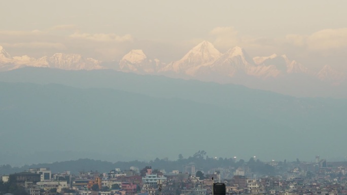 从加德满都看喜马拉雅山