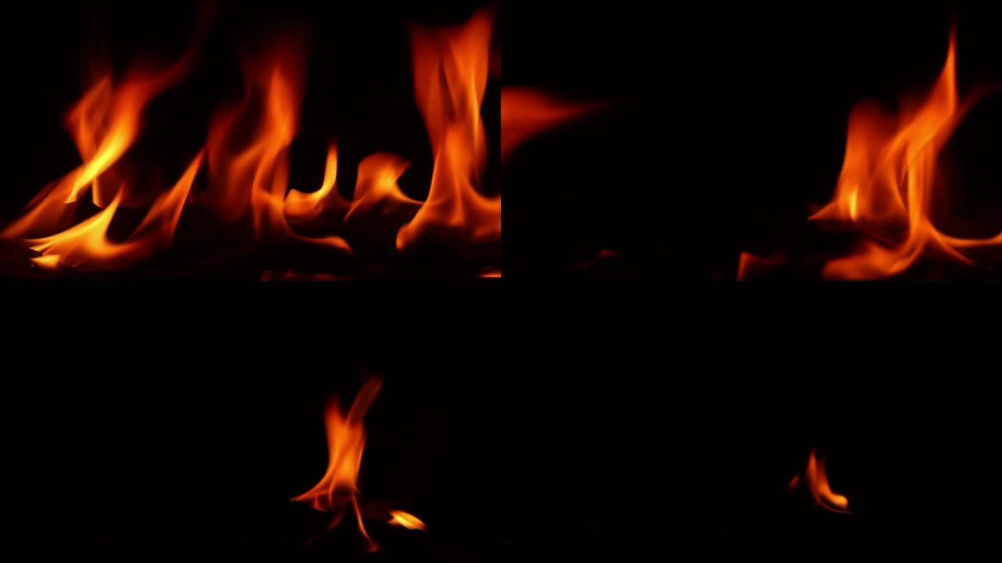 燃烧纸具有真实火焰，火焰效果好