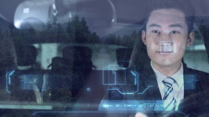 智慧汽车未来网络驾驶视频素材