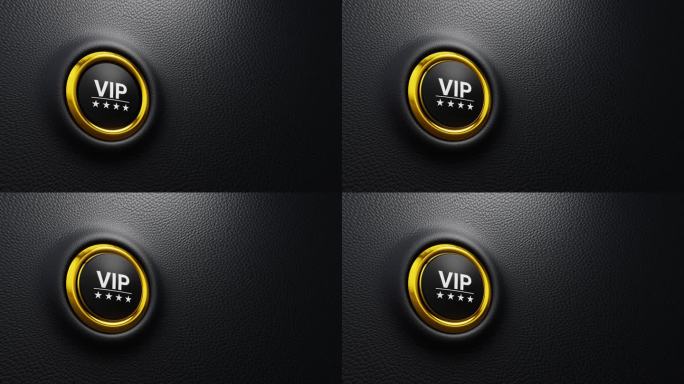 3D VIP金键，按下金键升级到高级服务。4k 3d循环动画