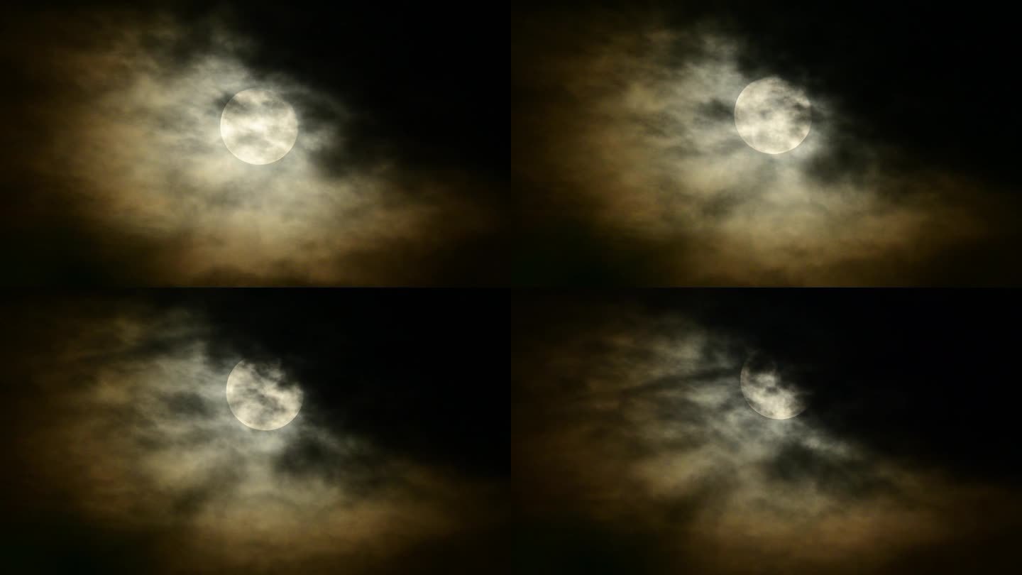 超级月亮乌云阴云黑云