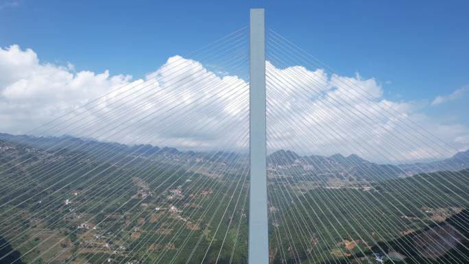 航拍世界第一高桥北盘江大桥