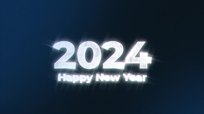 喜庆喜庆2024年新年现代风格，圣诞快乐2024年新年