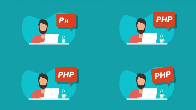 PHP开发者概念动画