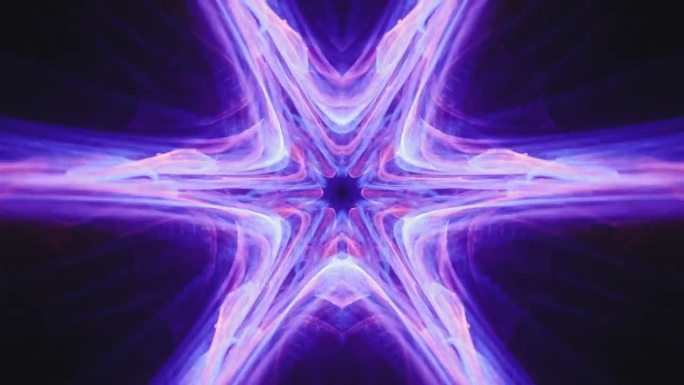 精神觉醒的分形抽象狂喜，无限循环的更新生命和循环能量流，催眠银河星漩涡的视觉幻想，复杂流动的几何曼陀