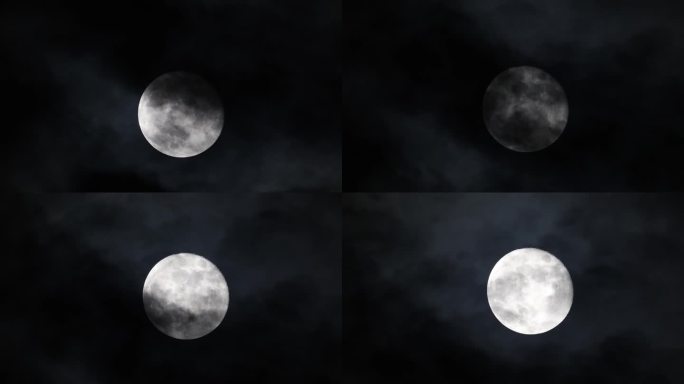 十五的月亮月黑风高乌云遮住月亮