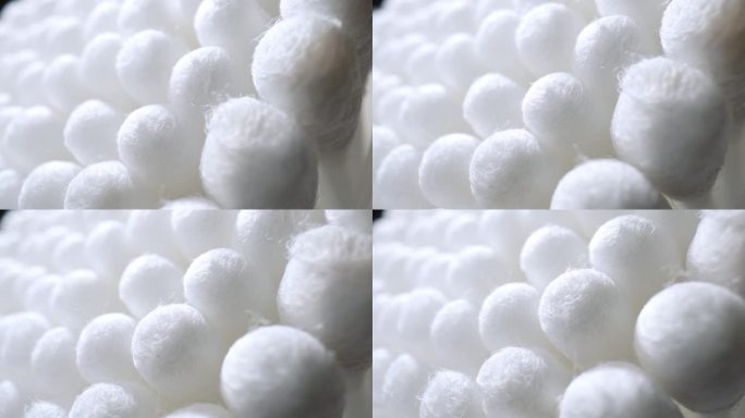 宏观视频展示了棉花芽的复杂细节