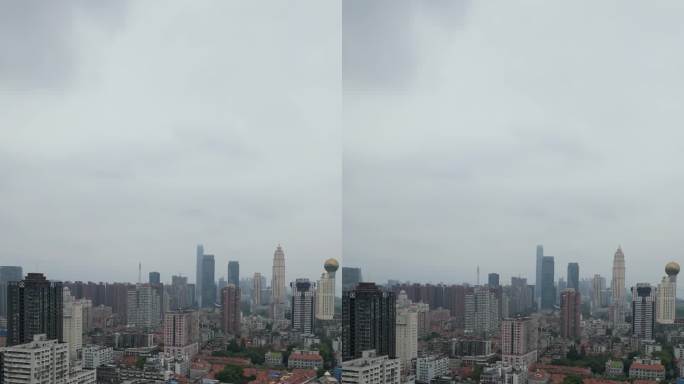 武汉城市航拍竖版