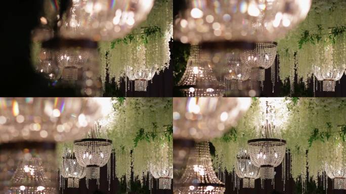 水晶灯吊灯，餐桌装饰，吊灯