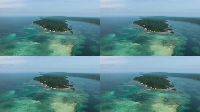 热带岛屿在巴罗博，苏里高德尔南。菲律宾。