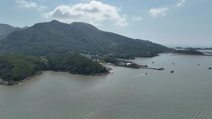 海岛航拍 福建霞浦 嵛山岛 岛屿 海洋