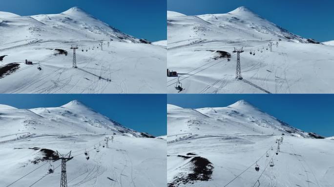 智利巴塔哥尼亚奥索尔诺火山滑雪中心