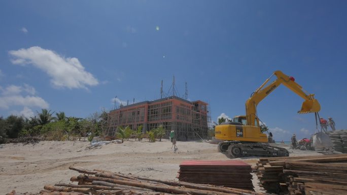 七连屿建设  赵述岛建设