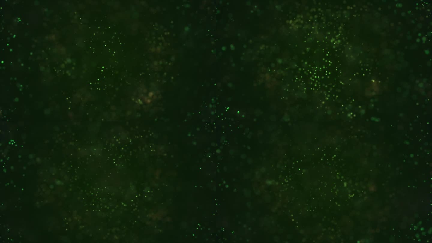 绿光粒子动画