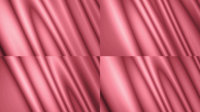 抽象的动画背景材料光滑褶皱粉红色缎面织物