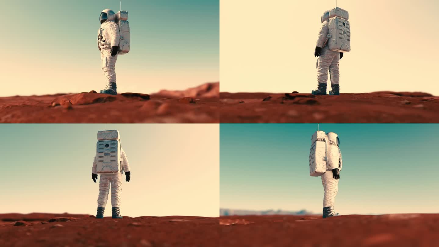 火星上的宇航员