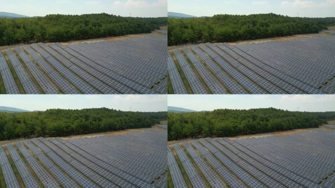绿色清洁能源未来太阳能储能CSP光伏红外太阳能电池板发射接收来自太阳的光子可再生能源薄膜太阳能电池板