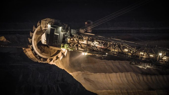 褐煤矿山巨型斗轮挖掘机