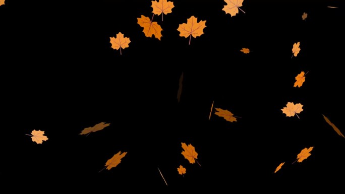 落下的秋日枫叶运动的背景