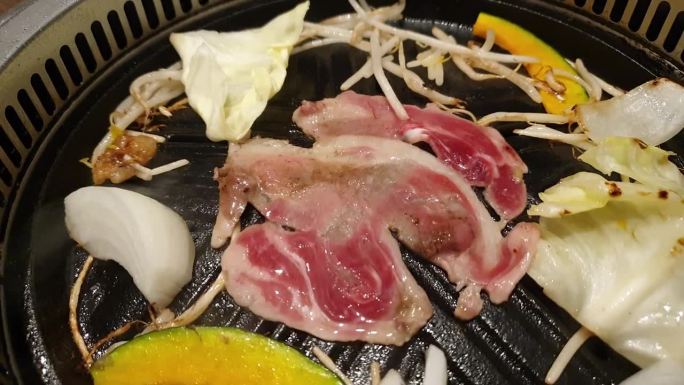 北海道名菜羊肉成吉思汗羊羊肉烤肉4k