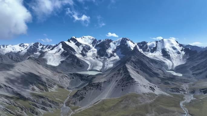 天山雪山冰山