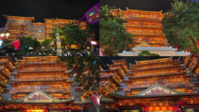 广州大佛寺实拍画面