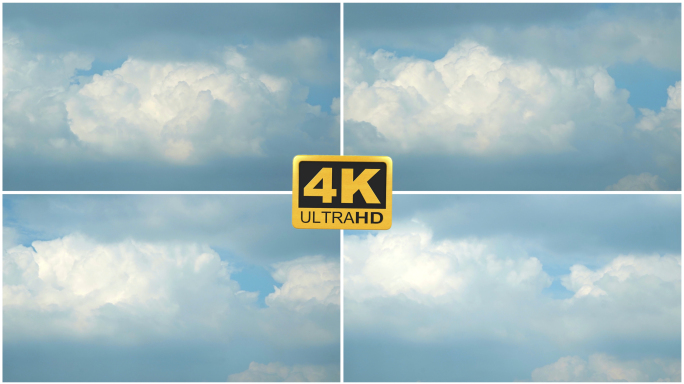 【4K】快速流动的云