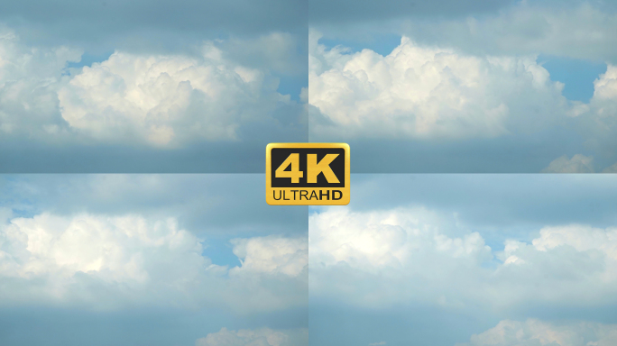 【4K】快速流动的云