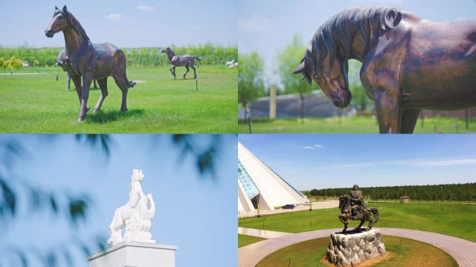 成吉思汗骑马雕塑 蒙古