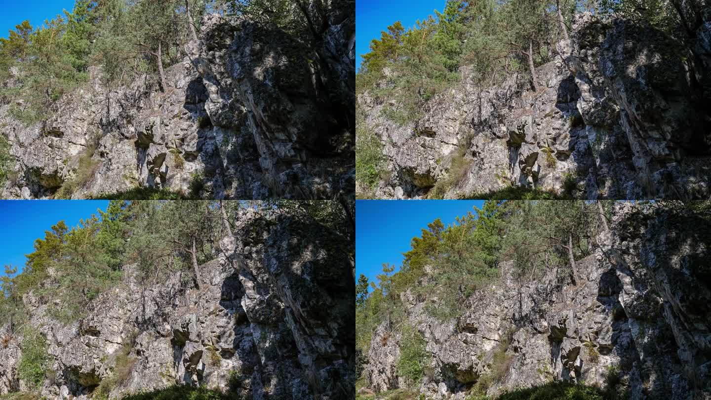 格罗瑟普法尔是一处地质遗迹，也是巴伐利亚最大、最重要的地质地貌之一，在这里你可以看到白色的石英岩，了