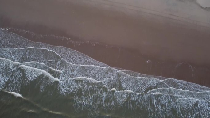 荷兰斯海弗宁恩拍摄的海岸鸟瞰图