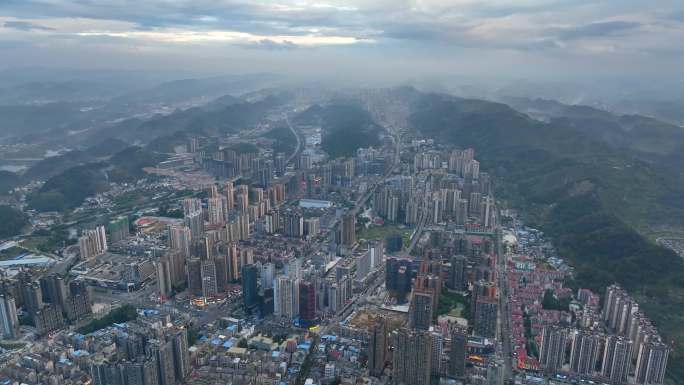 遵义市播州区红花岗区大景航拍