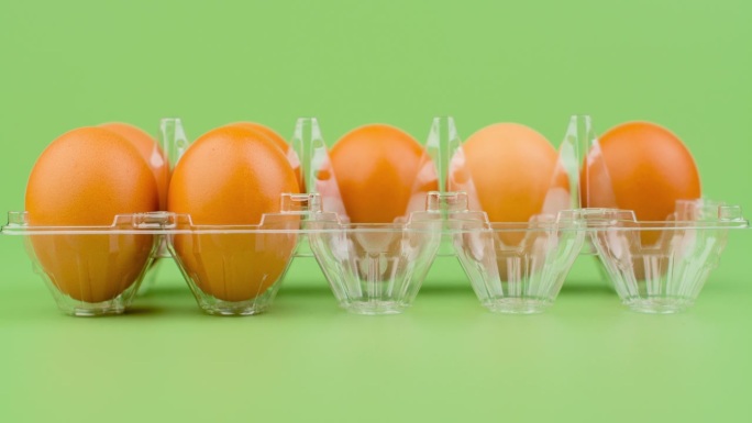 新鲜鸡蛋，有机鸡蛋高蛋白食品，鸡蛋架，棕蛋，生鸡蛋，鸡蛋泡，定格视频，动物蛋