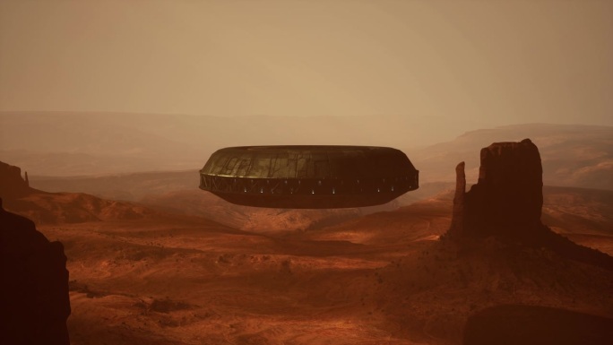 外星飞船在亚利桑那州上空盘旋