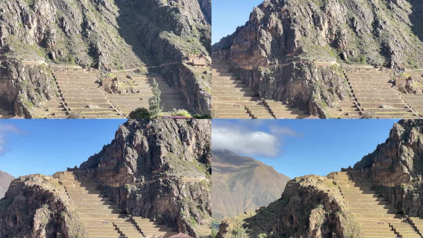 秘鲁的奥扬坦博古印加遗址