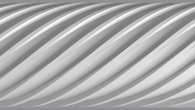 4k循环-抽象几何背景为您的演示文稿。平滑的3D漩涡形状可循环旋转。