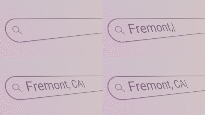 搜索栏Fremont CA