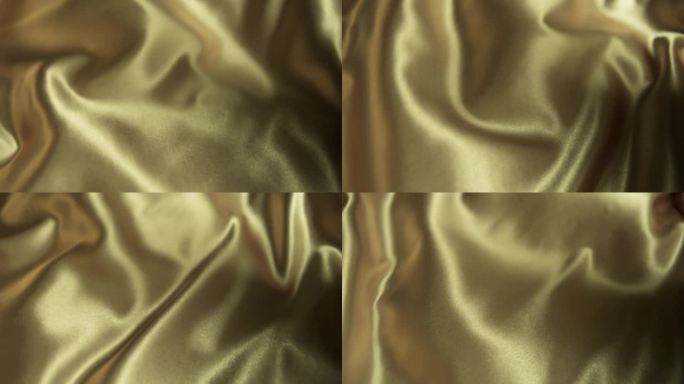 动感的织物材质，柔和的波浪起伏，柔和的奶油色背景，柔和的阴影，动感的按摩器质感。香槟色的布料在气流中