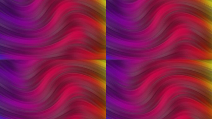 抽象动画颜色波浪平滑墙。概念多色液体图案。混合色波浪形反射表面宏。时髦的彩色流体抽象流。美丽的渐变纹