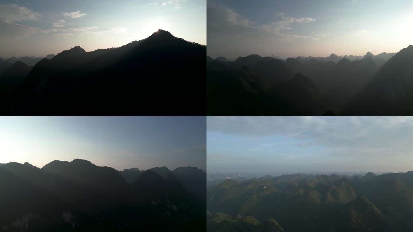贵州山区清晨风光4K